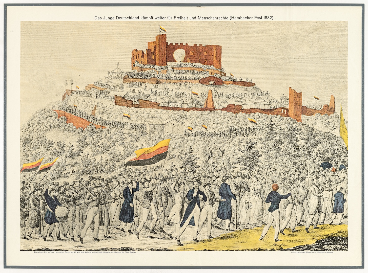 Das Hambacher Fest von 1832 steht bis heute für den Anspruch der Bürger, über die Zukunft ihres Landes selbst zu entscheiden.