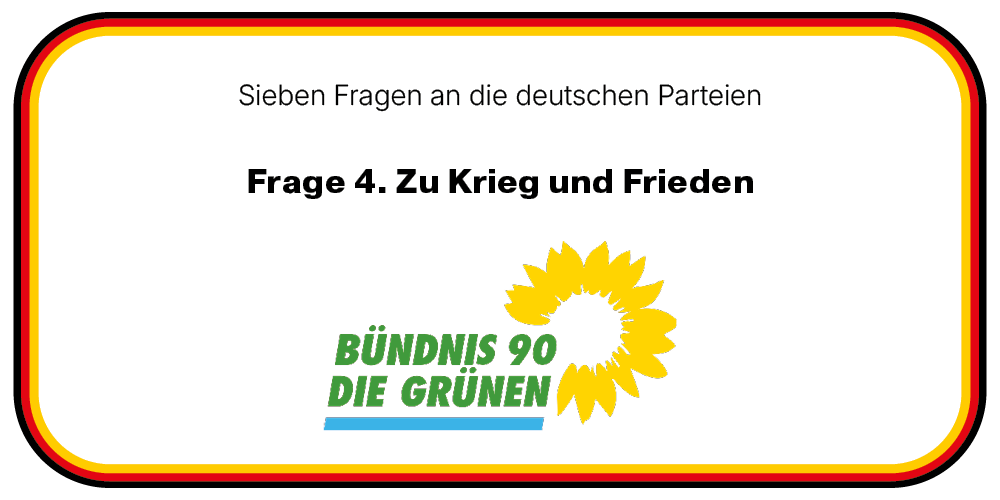 Die Grünen: Von der Friedensbewegung zur Politik militärischer Verantwortung