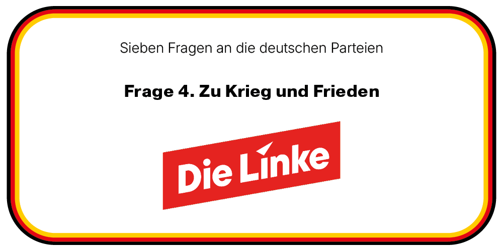 Die Linke: Sicherheit durch Abrüstung statt Abschreckung