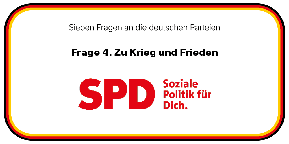 SPD: Zwischen Friedensrhetorik und neuer Sicherheitspolitik