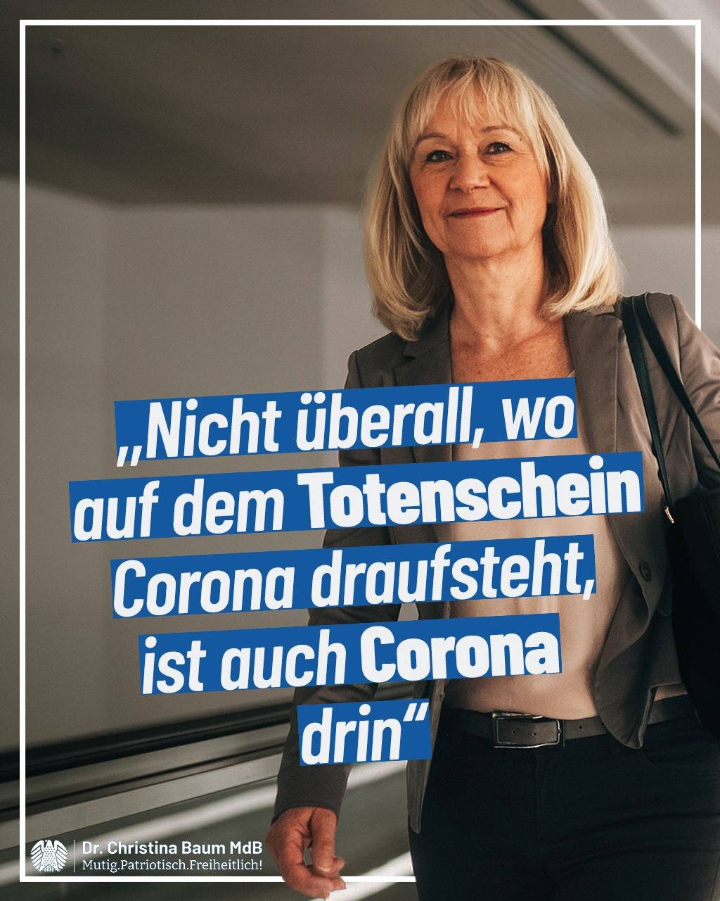 „Nicht überall, wo auf dem Totenschein Corona draufsteht, ist auch Corona drin“